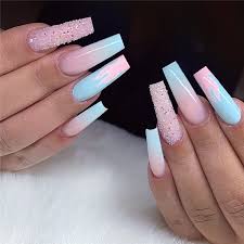 Instagram/ nails by lisa and coconut couture. 55 Trendy And Hottest Coffin Nail Designs You Desire For In 2020 Page 11 Of 55 Women Fashion Lifestyle Blog Shinecoco Com Winter Nails Winter Nail Designs Nail Designs
