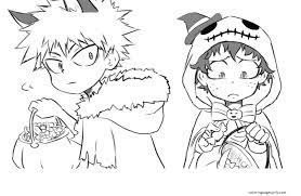 Want to discover art related to bakugou? Halloween My Hero Academia Coloring Pages My Hero Academia Coloring Pages Coloring Pages For Kids And Adults