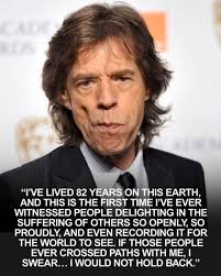 EXTREMELY DISSATISFIED: In an unexpected and deeply emotional statement,  Rolling Stones frontman Mick Jagger has spoken out against what he  describes as a “disturbing new phenomenon”