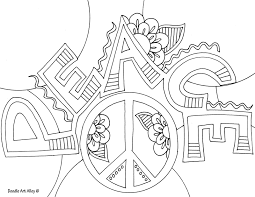 Coloring pages peace signs peace sign. Quotes For Girls To Color Awesome Quotesgram