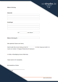 Widerruf Vertrag