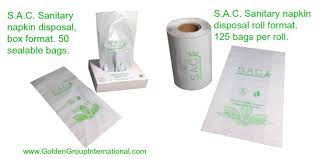 sanitary napkin and tampon disposal bags by golden group international ltd www goldengroupinternational com sanitary napkin sanitary personal hygiene items
