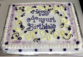 Flood the top of the cake(s) allowing the glaze to run over the sides, and sprinkle with almond slices. Happy August Birthday August Birthday Cake Birthday Cake