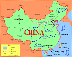It shows the location of most of the world's countries and includes their names where space allows. China Enchantedlearning Com