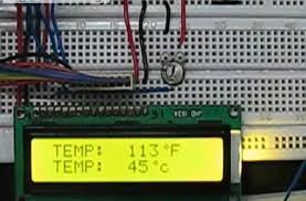 8051 Microcontroller At89c51 Based Digital Thermometer Project Digital Thermometer Microcontrollers Circuit Diagram