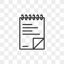 Notebook Line Icon Notepad Vector Outline Sign Line Icons Sign Icons Notebook Icons Png And Vector With Transparent Background For Free Download In 2021 Line Icon Free Vector Graphics Note Pad