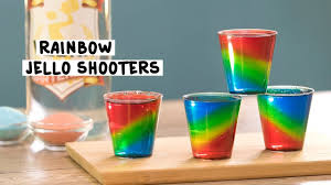 Rainbow Jello Shots In A Cup Tipsy Bartender Youtube Rainbow Jello Shots Rainbow Jello Tipsy Bartender