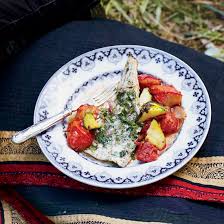 Maybe you would like to learn more about one of these? Striped Bass Fish Tacos With Heirloom Tomato Salsa And Avocado Recipe Food Wine