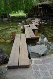 Japanese Zig Zag Bridge Japanese Water Gardens Japanese Garden Design Japanese Garden