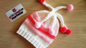 Cocuklar Ve Bebekler Icin Soytari Bere Modeli Yapimi M Visible Com Baby Knitting Patterns Bere Modelleri Bebek