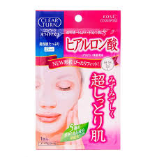 Kose cosmeport's clear turn has been the no. Kose Clear Turn Hyaluronic Acid Lift Mask Sheetmask Ch