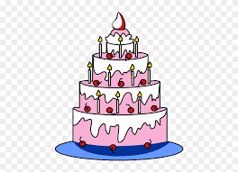 This magical unicorn birthday cake tastes as good as it looks. Drawn Candle Simple Happy Birthday Cakes Drawings Step By Step Free Transparent Png Clipart Images Download