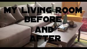 ديكور صالتي قبل وبعد كله شغل ايدي My Living Room Before And After Diy Youtube