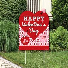 Outdoor Valentines Day Heart Lawn Yard Home Art Garden Romantic Sign Decoration Unbranded Valentines Day Party Big Dot Of Happiness Heart Party