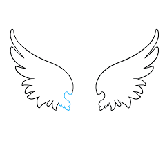 Simple crown tattoo basit tac dovmesi geometrik dovmeler parmak. How To Draw Angel Wings In A Few Easy Steps Easy Drawing Guides Kolay Cizimler Melek Kanatlari Cizimi Kanatlar