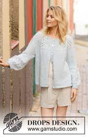 If you have a free pattern on your site or somebody else's site to suggest, drop me a note through. Knitted Jacket With Round Yoke In Drops Air Piece Is Knitted Top Down With Lace Pattern And Balloon Sleev Knit Outfit Crochet Cowl Free Pattern Jacket Pattern