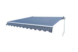 Store banne pour fenetre 120 cm : Store Banne Manuel Sans Coffre Gris Et Blanc 2 92 X 2 5 M Castorama