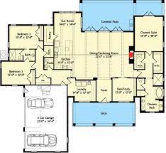 Plan 42837mj High End Southern House Plan Southern House Plan Southern House Plans Floor Plans