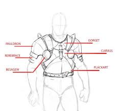 How To Draw A Knight Step By Step Tutorial Armor Drawing Knight Drawing Armor