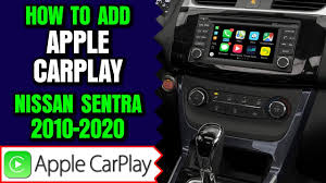 Nissan Sentra Apple Carplay 2010 2020 Nissan Sentra Apple Carplay Nissan Sentra Android Auto Connect Youtube