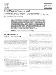 Pdf Fetal Movement Assessment Ruth Fretts Academia Edu