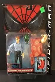 Information about green goblin mask spiderman 2. Spider Man Movie Norman Osborn W Talking Goblin Mask Action Figure Toybiz Spiderman Norman Osborn Superhero Toys