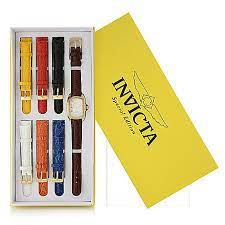 Shophq Boutique Shopping Invicta Women S Special Edition Baby Lupah Quartz Watch W 7 Piece Leather Strap Set Shophq 677 894