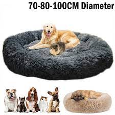 Looking for a washable dog bed for your large pup? Deluxe Fluffy Extra Large Dog Beds Sofa Washable Round Dog Pillow Cushion Pet Bed For Large Extra Large Dog Wish