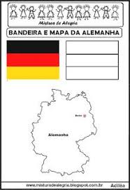 Como foi introduzida a bandeira nacional alemã? Bandeira E Mapa Da Alemanha Mapa Da Alemanha Mapa Alemanha