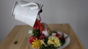 'infinity table' created from ikea product. Fix This Build A Floating Tea Cup Centerpiece Youtube