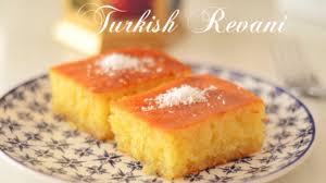 Pour the batter in the prepared tin, level it out and tap the tin. Turkish Revani Semolina Cake Drizzled With Syrup Youtube