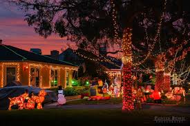 Max the dog and cindy lou who yard decoration. Outside Christmas Light Ideas Houses Decorated With Christmas Lights