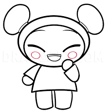 Download and use them in your website, document or presentation. How To Draw Pucca Coloring Page Trace Drawing