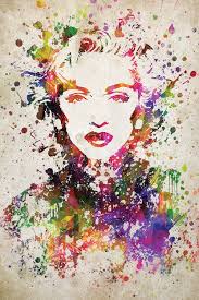 Madonna Art Print By Aged Pixel Icanvas In 2020 Madonna Art Art Colorful Art