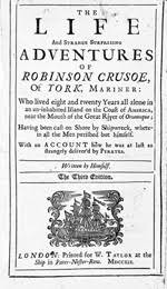 We did not find results for: The Life And Strange Surprizing Adventures Of Robinson Crusoe Of York Mariner