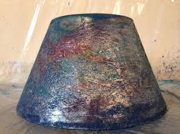 Chez kréalo, vous trouverez toutes sortes d'écrans dans. Abat Jour Bleu Rouge Painting By Christelle Robert Artmajeur