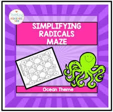 Simplifying Radicals Maze In This Maze Students Will Practice Writing Radicals In Simplest Form An Answer Key Simplifying Radicals Algebra Writing Practice