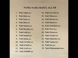 904 просмотра • 14 мая 2020 г. Nama Nama Rasul Allah Tugas Menghafal Sdn 2 Kuwasen Youtube