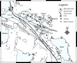 Map Of The Central Segment Of The Philippine Fault Showing The Major Download Scientific Diagram