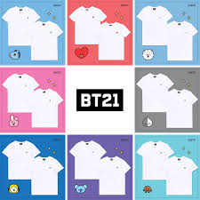 Material Cotton 100 100 Authentic Bt21 Hunt Innerwear Collaraboration 2 Pack T Shirt Free Shipping Worldwide From South Korea The Amount Of T Teman Tas Kaos