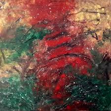 This home decorating idea is very unique and would add new elegance to your living space. Abstract Modern Textured Wall Art Autumn Original Art On Canvas Acrylic Handmade Painting Red Green And Gold Unique Gift Painting By Krithiga Bala Saatchi Art