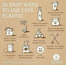 It just requires committing to changes big and small in your everyday lives. Ten Easy Ways To Use Less Plastic Suga Lifestyle