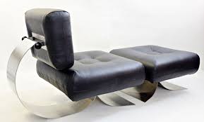 Vintage Alta Lounge Chair And Ottoman By Oscar Niemeyer 1970s Design Market