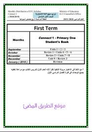جدول توزيع اللغة الانجليزية 2021 لكل الصفوف إبتدائي اعدادي ثانوي الاهداف العامة خريطة ونواتج التعلم