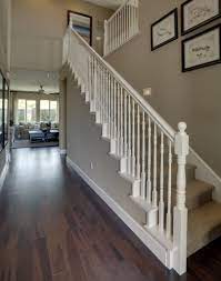 Pin By Rachel Holmes On Home Decor White Banister White Staircase Banister Remodel