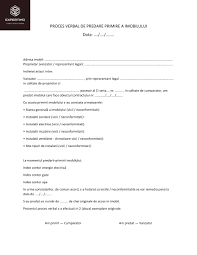 Proces verbal predare primire echipamente scribd. Receptie Apartament Nou De La Dezvoltator Verificare Tehnica In Peste 70 De Puncte