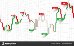 Forex Trade Signals Vector Illustration Buy Sell Signals