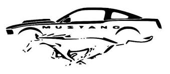 Black And White Mustang Clipart Ford Mustang Etsy Ford Mustang Logo Mustang Logo Ford Mustang