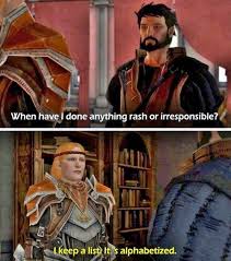 I have no idea what to do | Dragon age funny, Dragon age memes ...