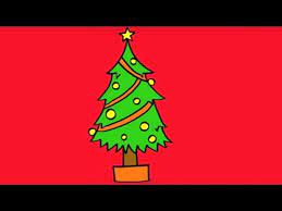 Apprendre à dessiner un sapin de Noël - How to draw a christmas tree -  Vidéo Dailymotion